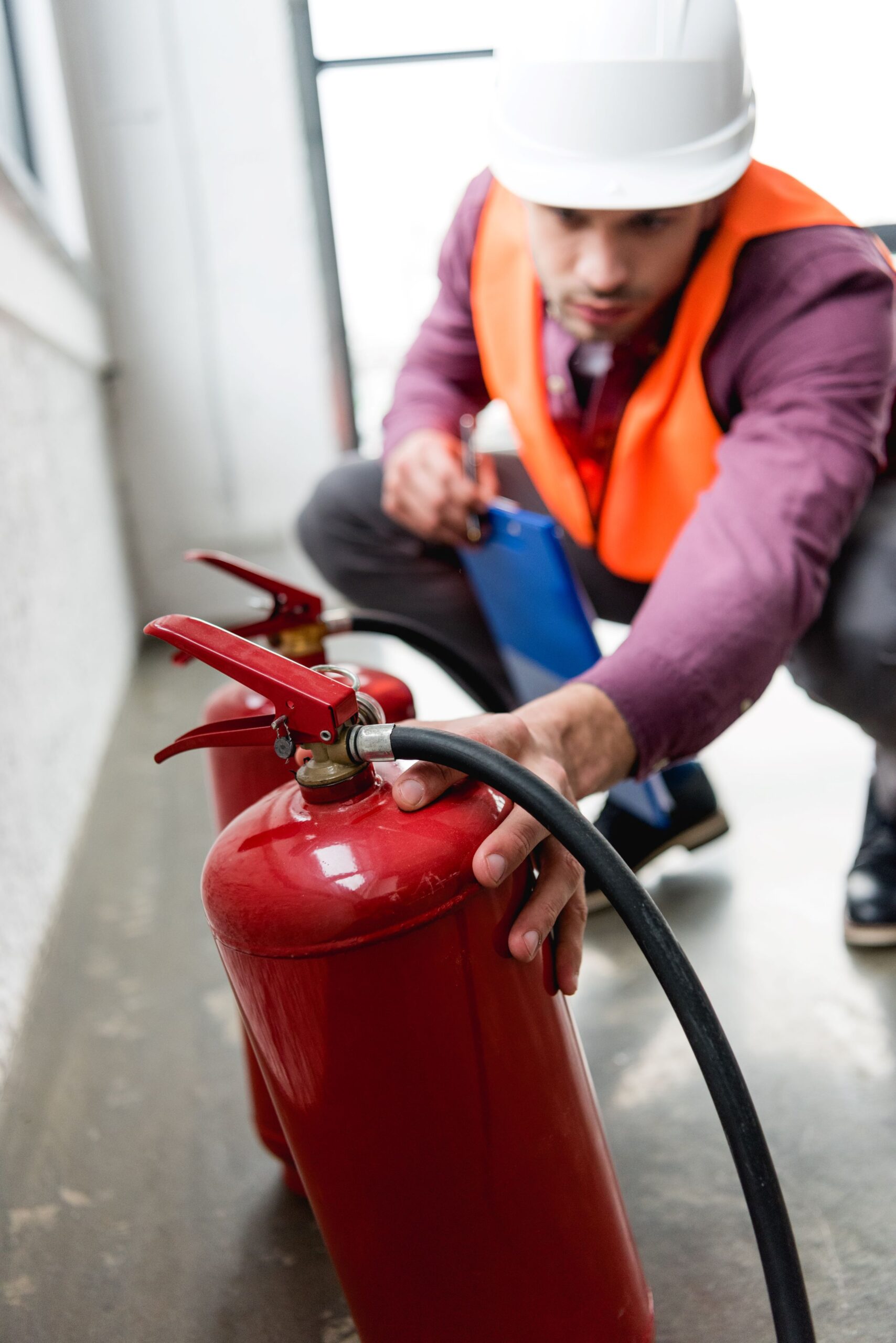 monthly fire extinguisher service for industry